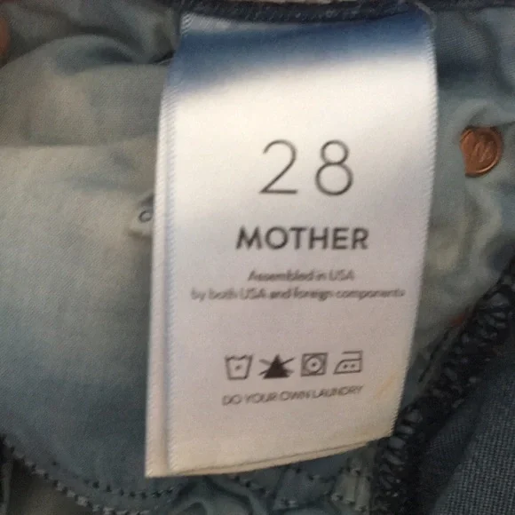 MOTHER HIGH RISE SWOONER RASCAL ANKLE WASH EUC Jeans SIZE 28 - Picture 5 of 13